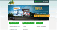 Desktop Screenshot of hirdetes-reklam-reklamtabla.hu